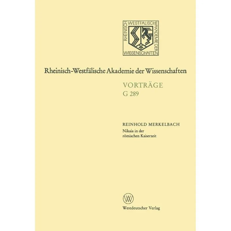 Nikaia in Der Romischen Kaiserzeit