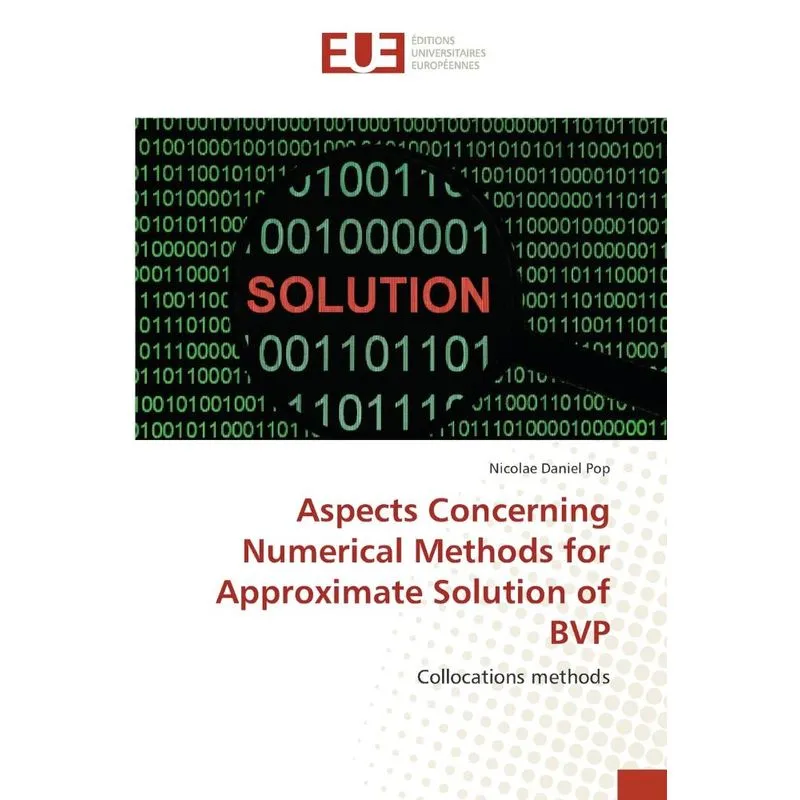 Aspects Concerning Numerical Methods for Approximate Soluti