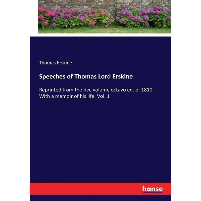 Speeches of Thomas Lord Erskine