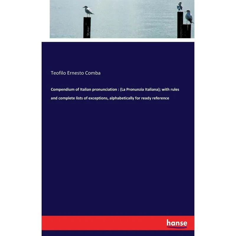 Compendium of Italian pronunciation