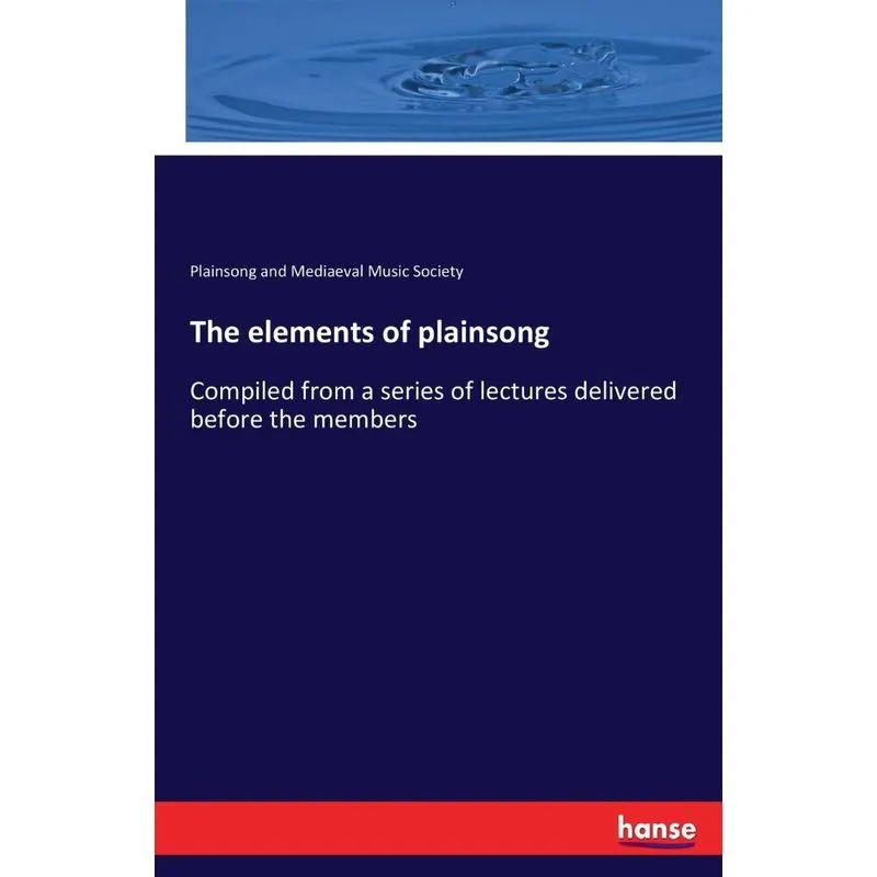 The elements of plainsong