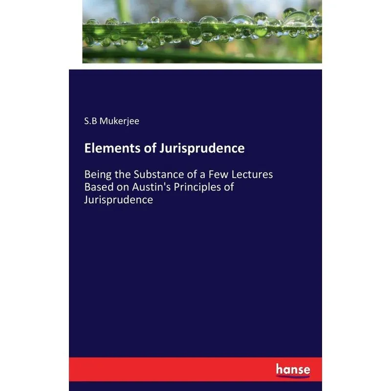 Elements of Jurisprudence