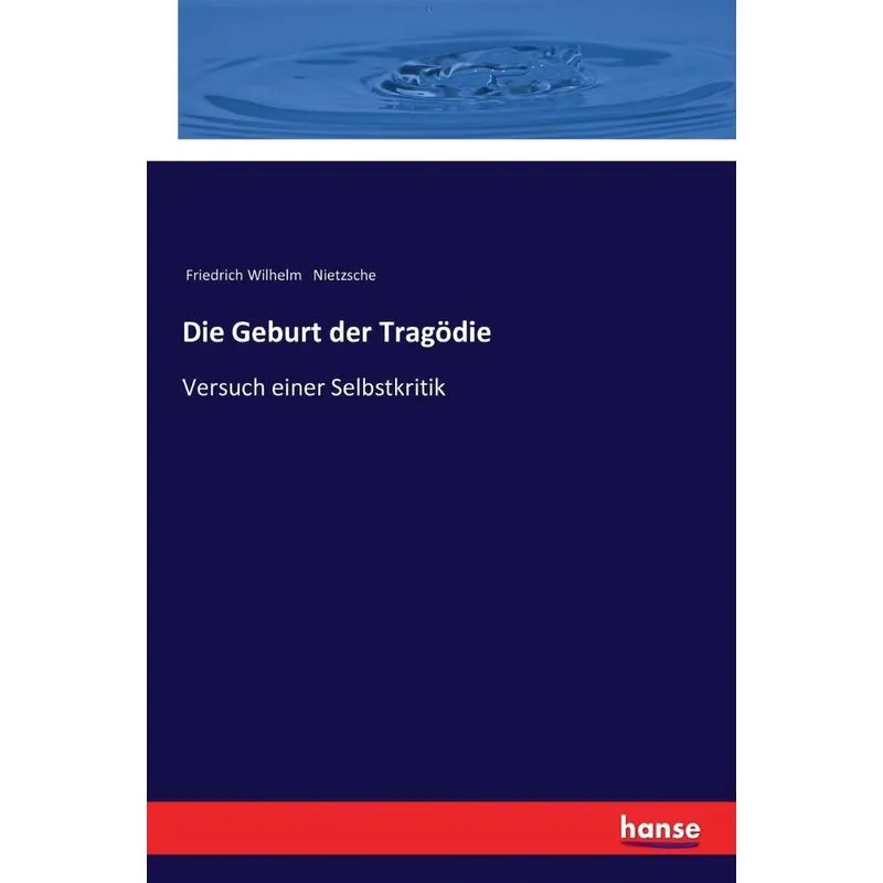 Die Geburt der Tragödie