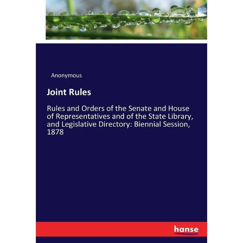 Joint Rules