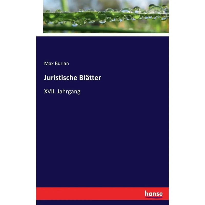 Juristische Blätter