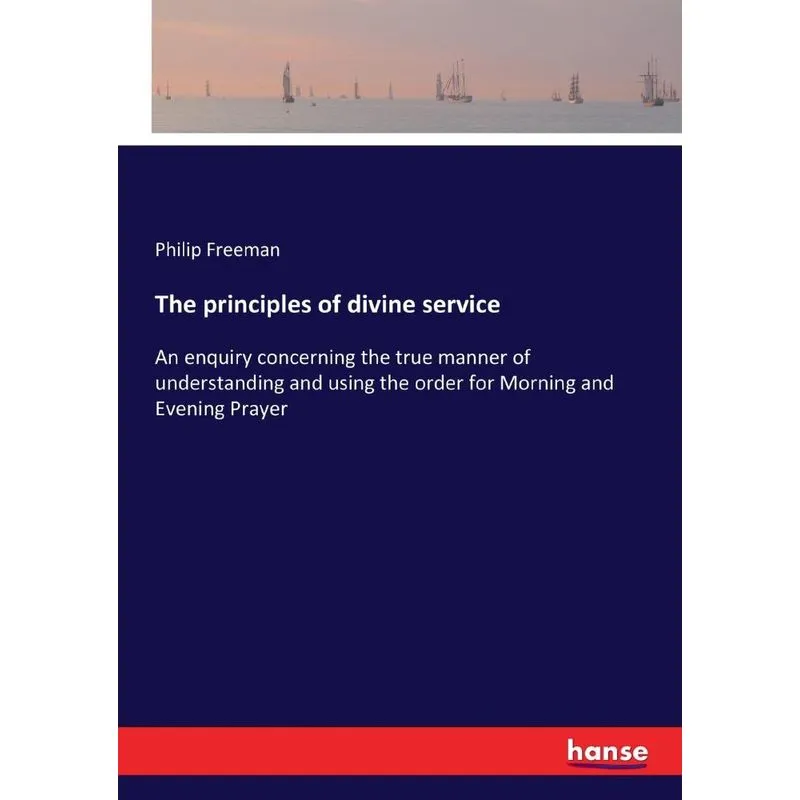The principles of divine service