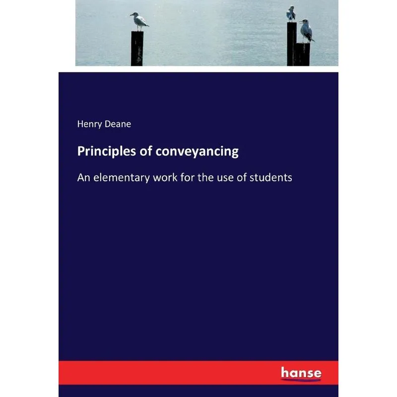 Principles of conveyancing