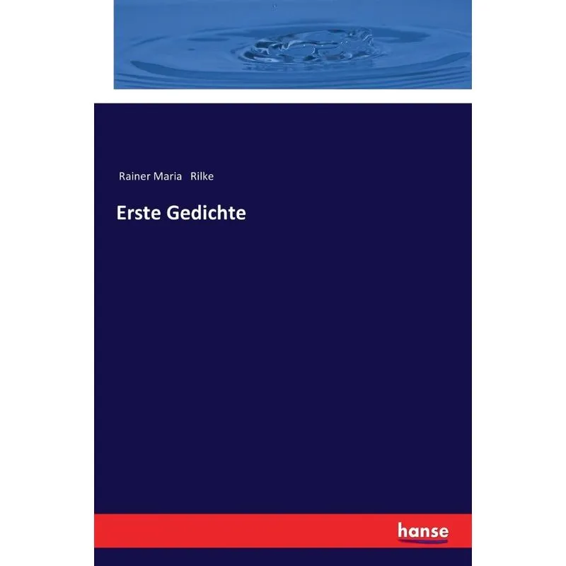 Erste Gedichte