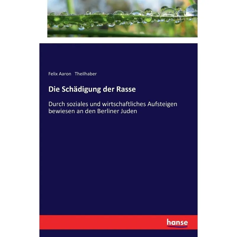 Die Schädigung der Rasse
