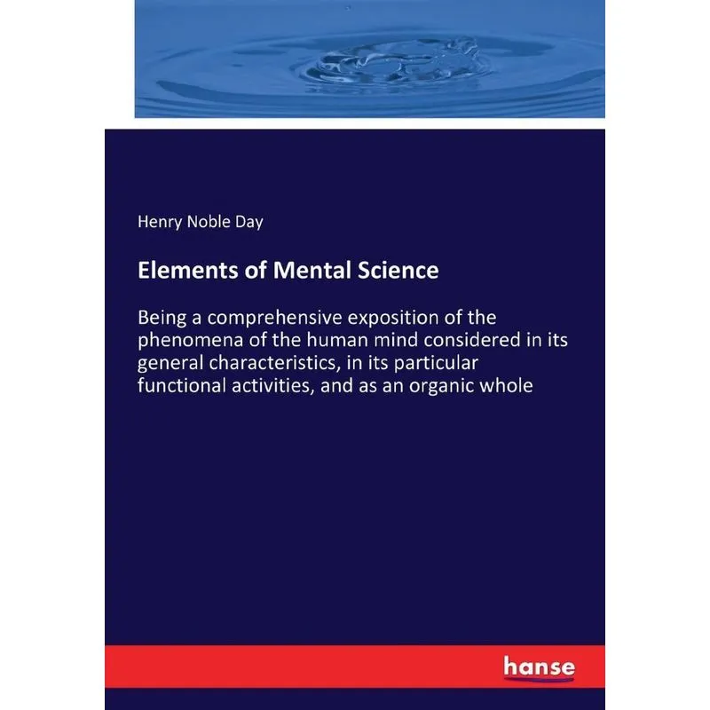 Elements of Mental Science