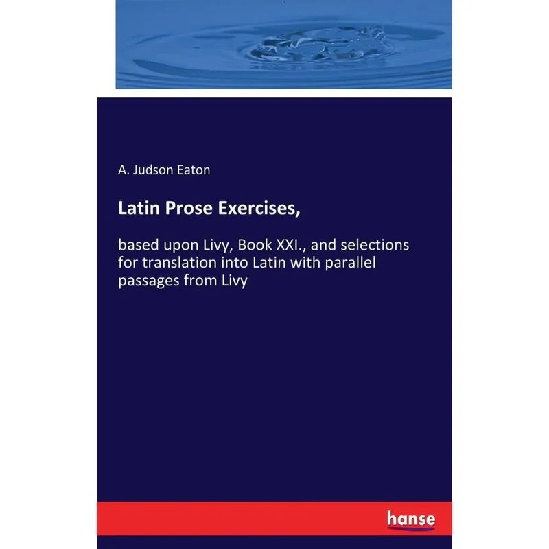 Latin Prose Exercises,