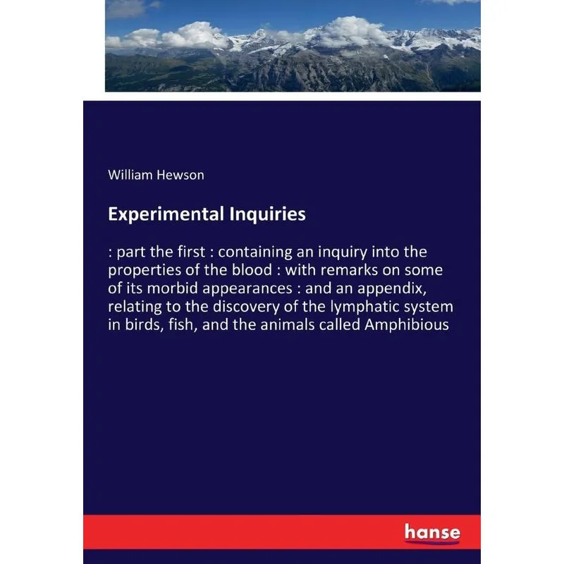 Experimental Inquiries