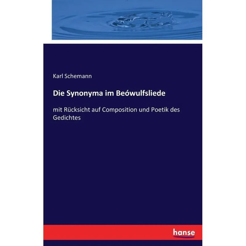 Die Synonyma im Beówulfsliede