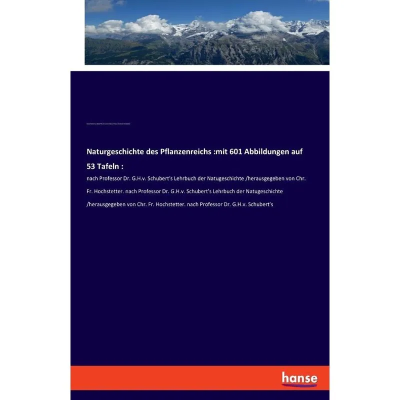 Naturgeschichte des Pflanzenreichs