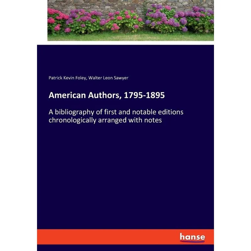 American Authors, 1795-1895