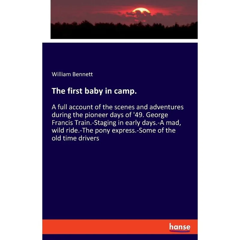 The first baby in camp.