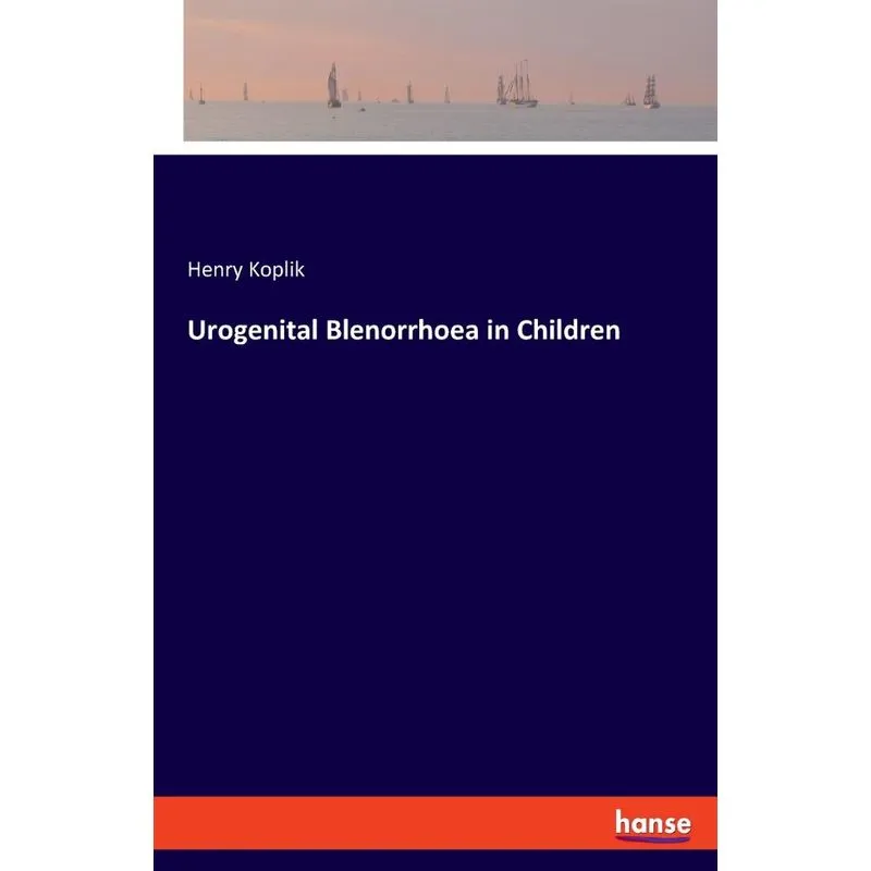 Urogenital Blenorrhoea in Children