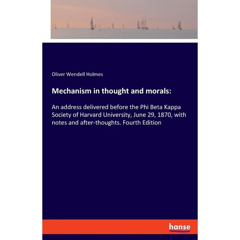 Mechanism in thought and morals