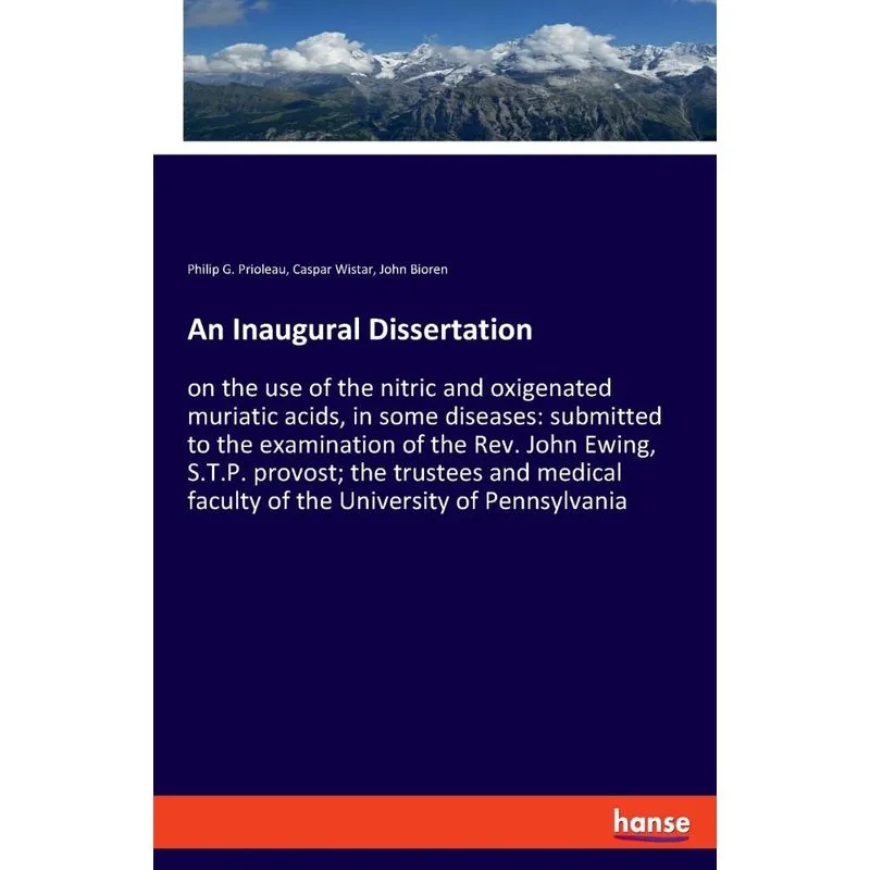 An Inaugural Dissertation