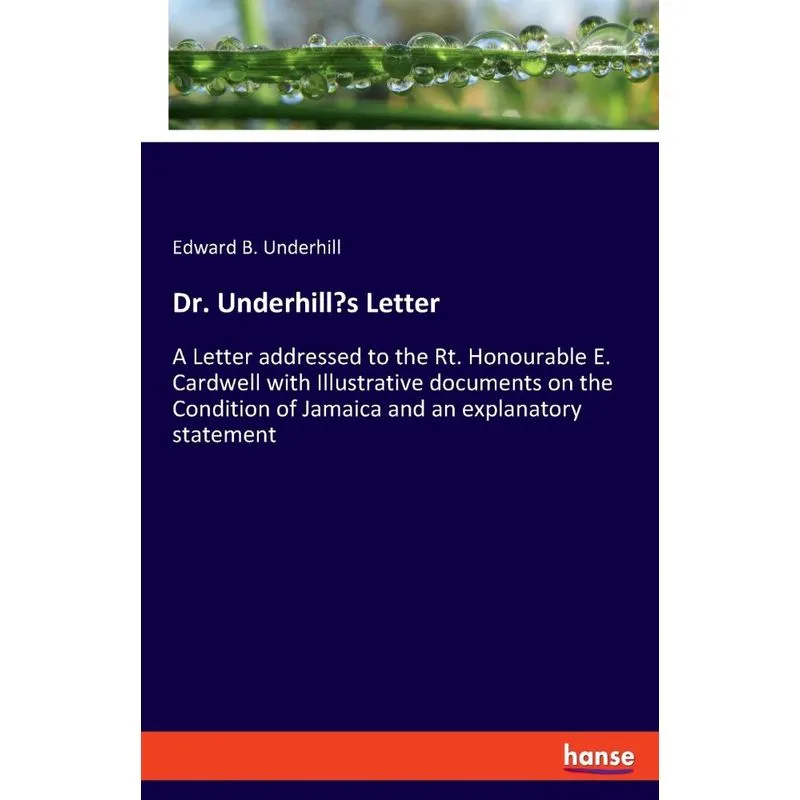 Dr. Underhills Letter