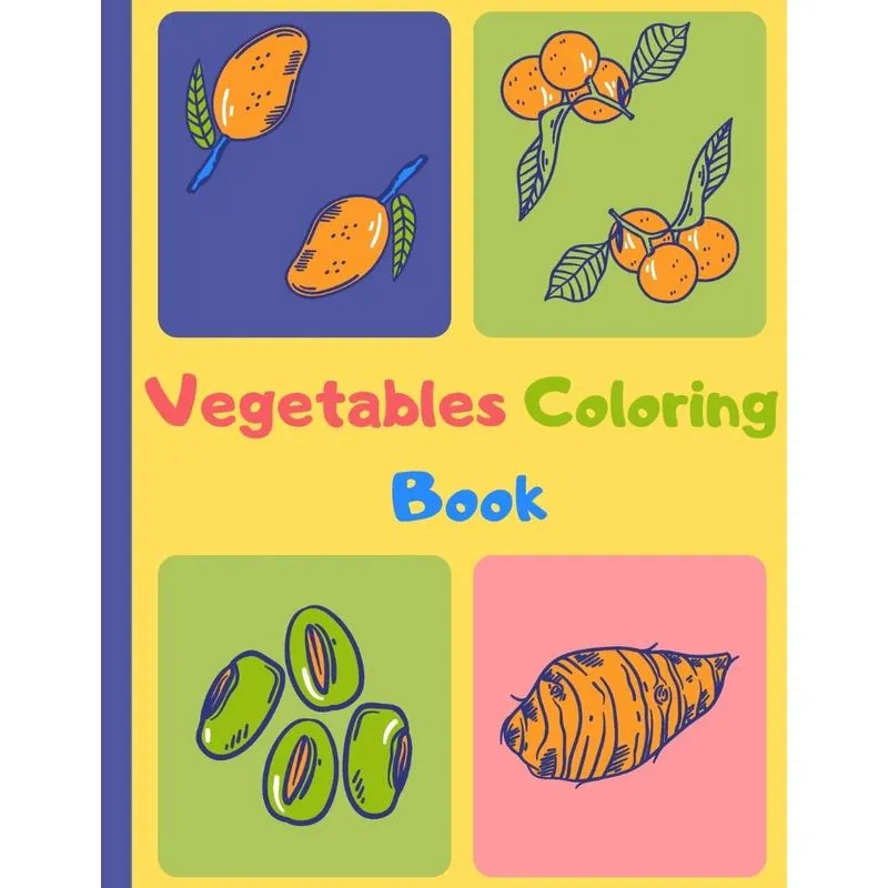 Vegetables Coloring Book