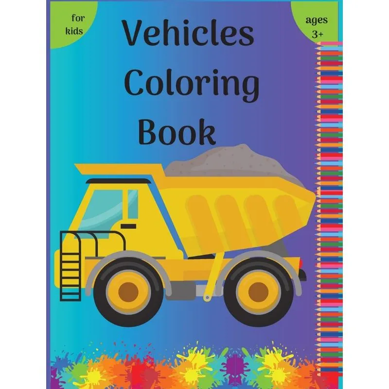 Vehicles Coloring Book