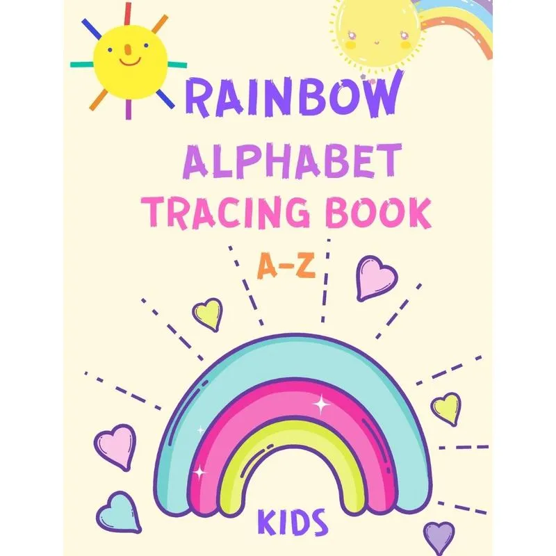 Rainbow Alphabet Tracing Book