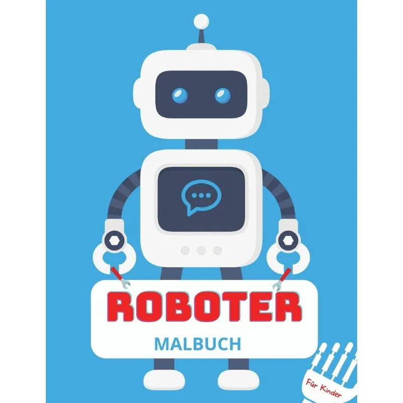 Roboter Malbuch