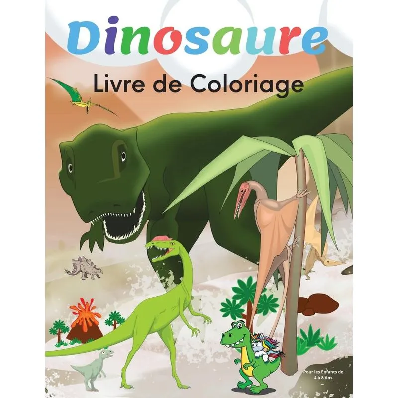 Dinosaure Livre de Coloriage