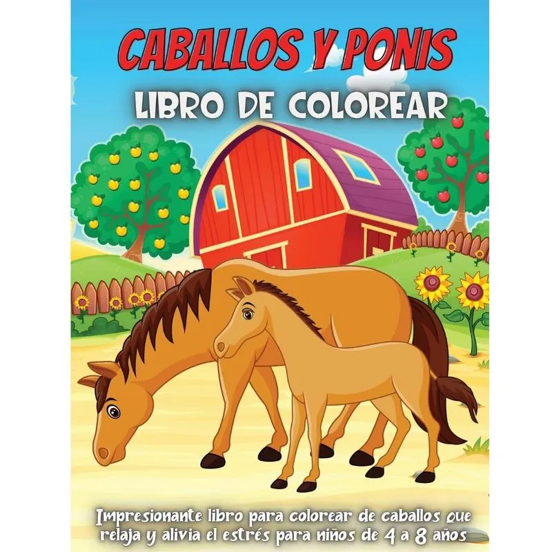 Caballos Y Ponis Libro De Colorear