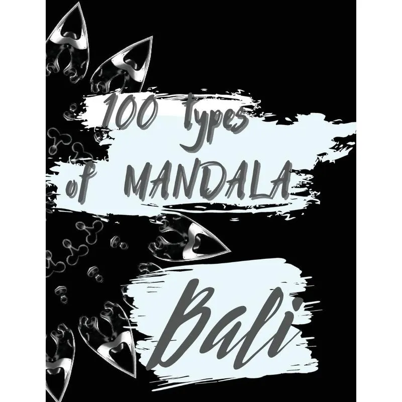 100 types Mandala Coloring Book