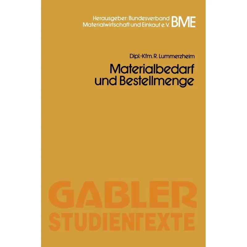 Materialbedarf und Bestellmenge