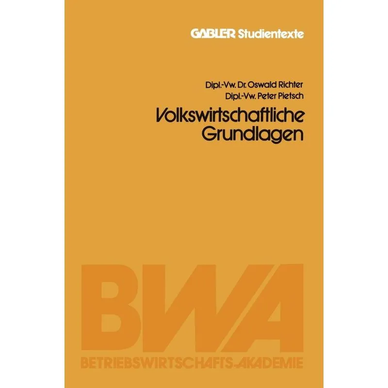 Volkswirtschaftliche Grundlagen