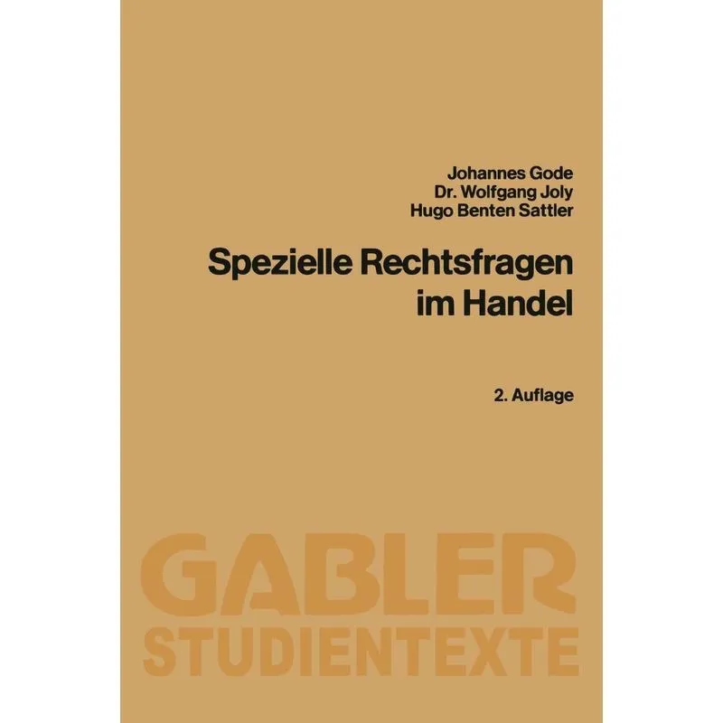 Spezielle Rechtsfragen Im Handel
