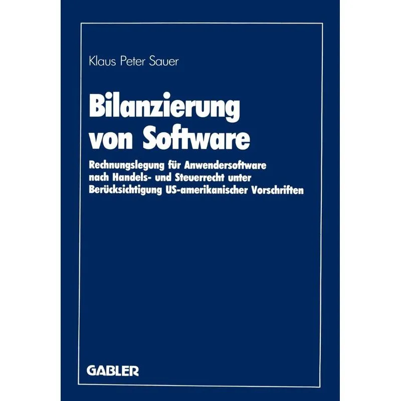 Bilanzierung von Software