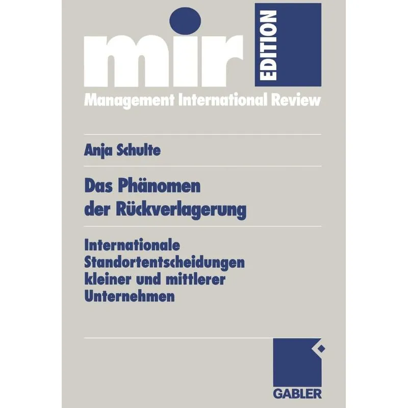 Das Phänomen der Rückverlagerung