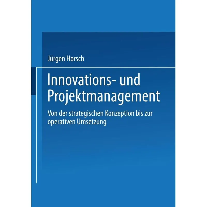 Innovations- Und Projektmanagement