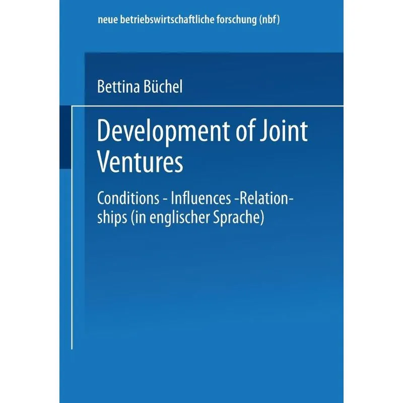 Development of Joint Ventures