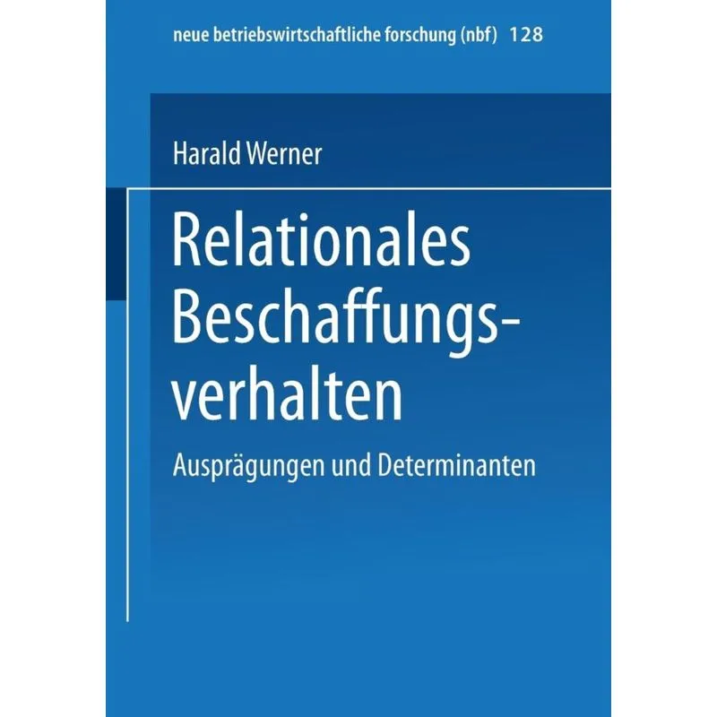 Relationales Beschaffungsverhalten