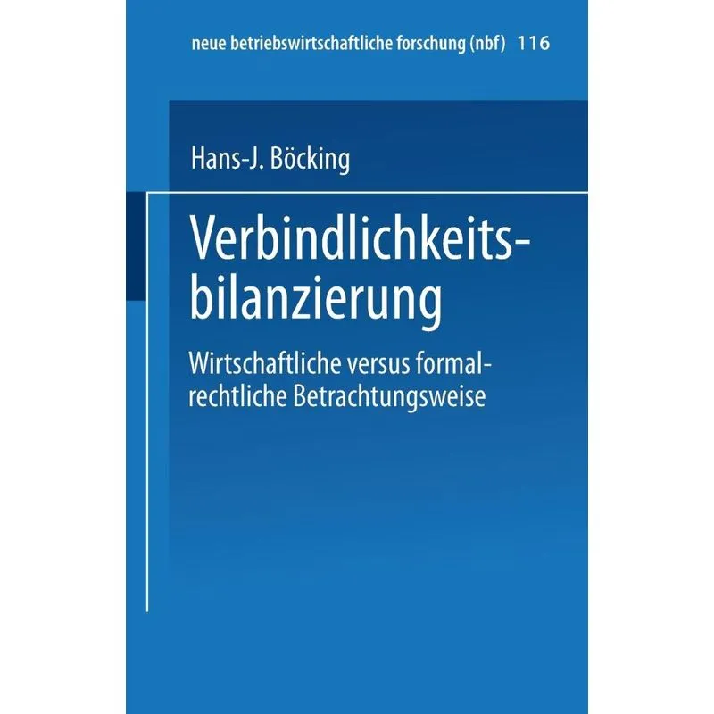 Verbindlichkeitsbilanzierung