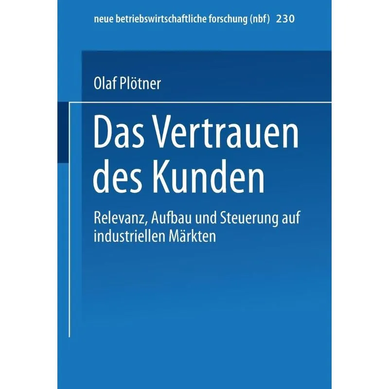 Das Vertrauen des Kunden