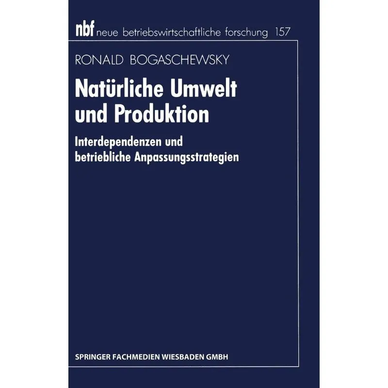Natürliche Umwelt und Produktion