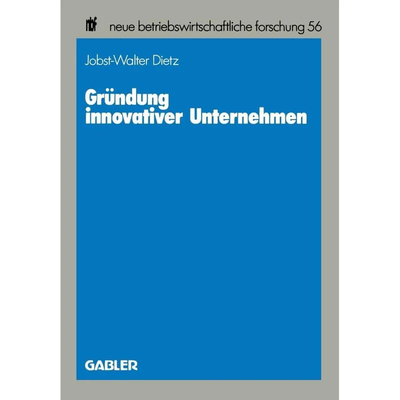 Gründung innovativer Unternehmen