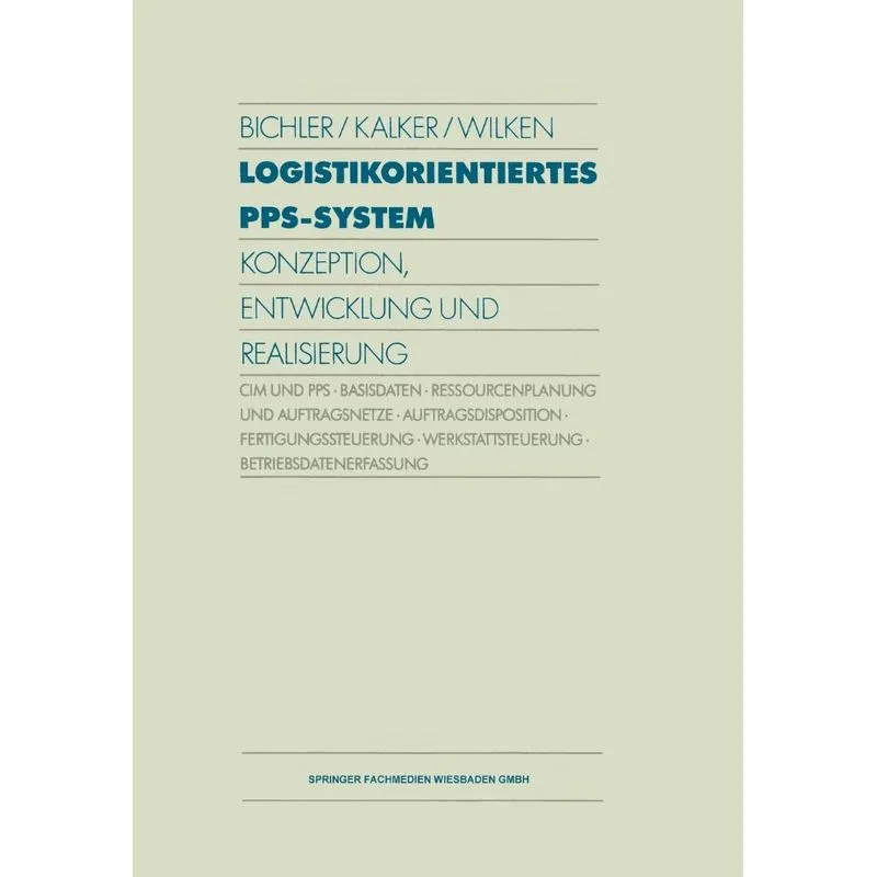 Logistikorientiertes PPS-System