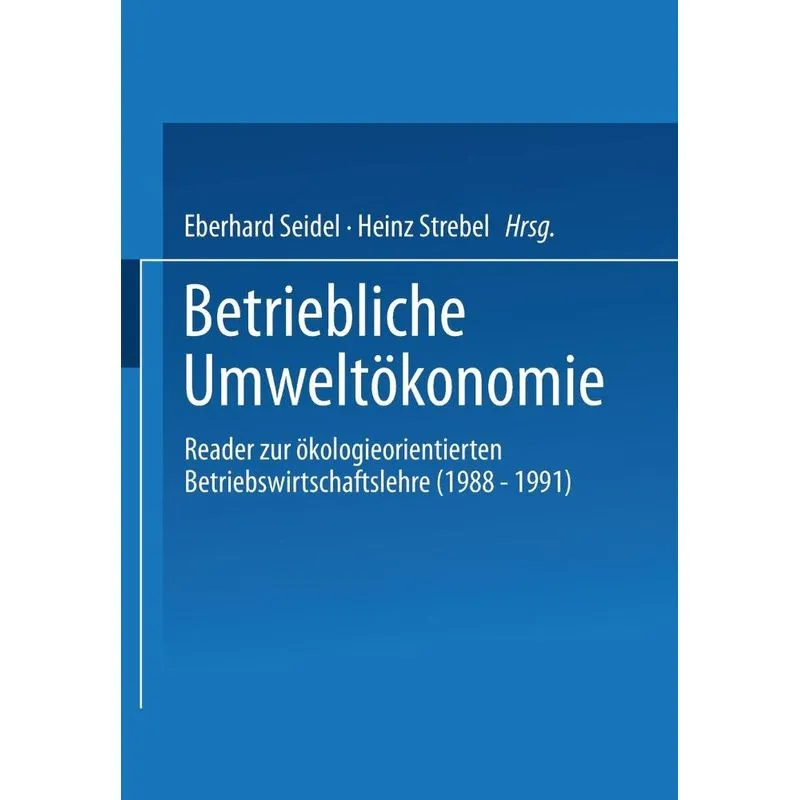 Betriebliche Umweltökonomie