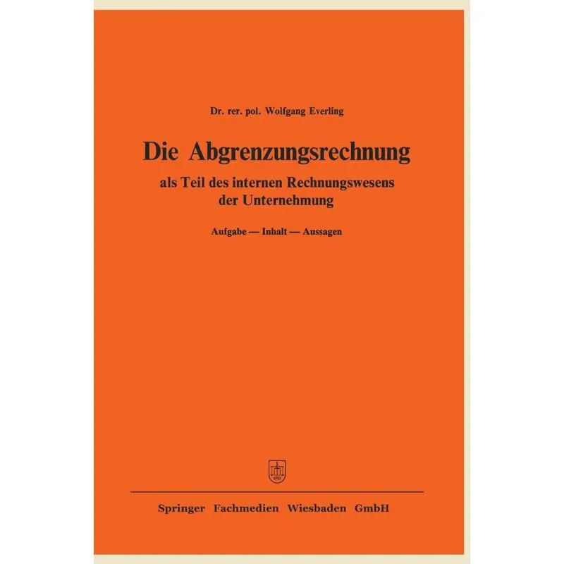 Die Abgrenzungsrechnung