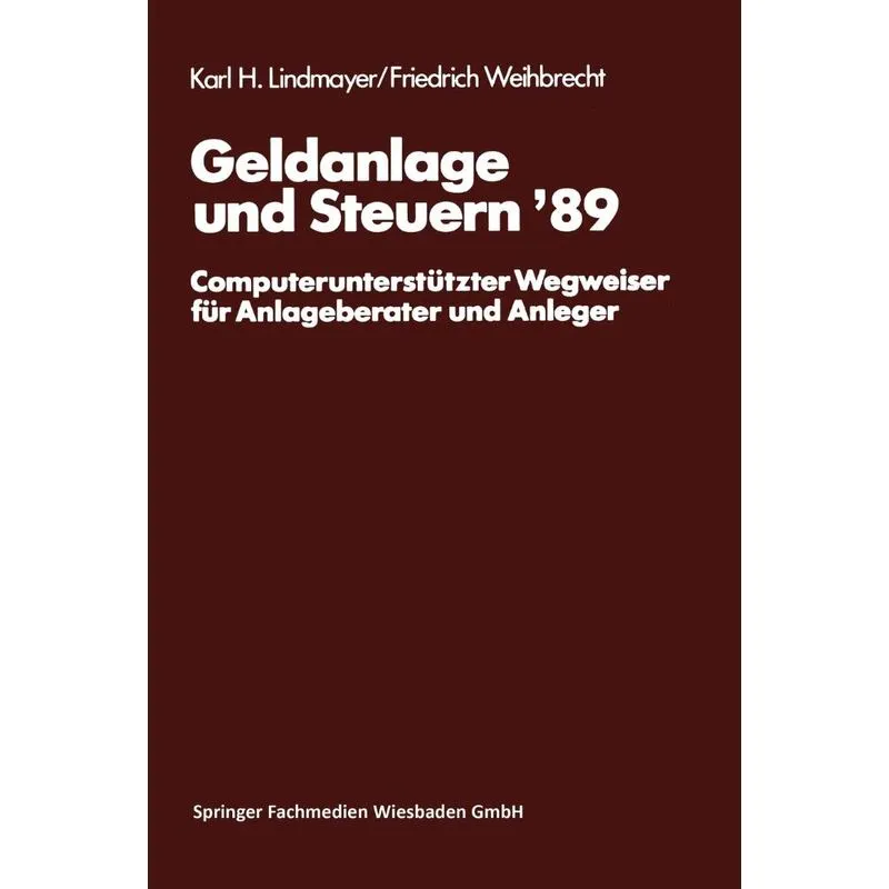 Geldanlage und Steuern 89