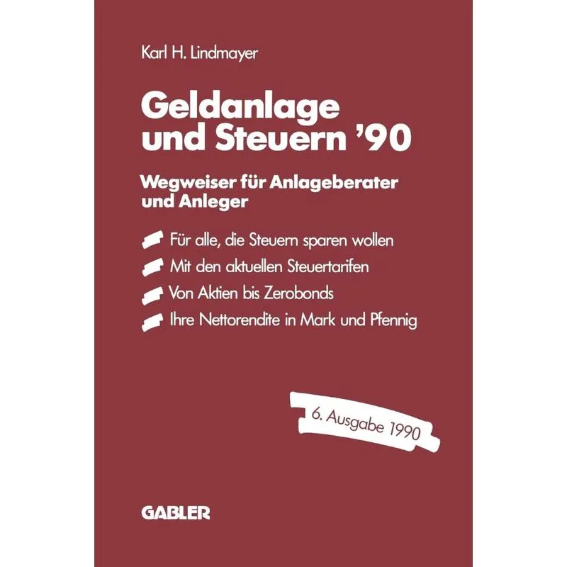 Geldanlage Und Steuern 90