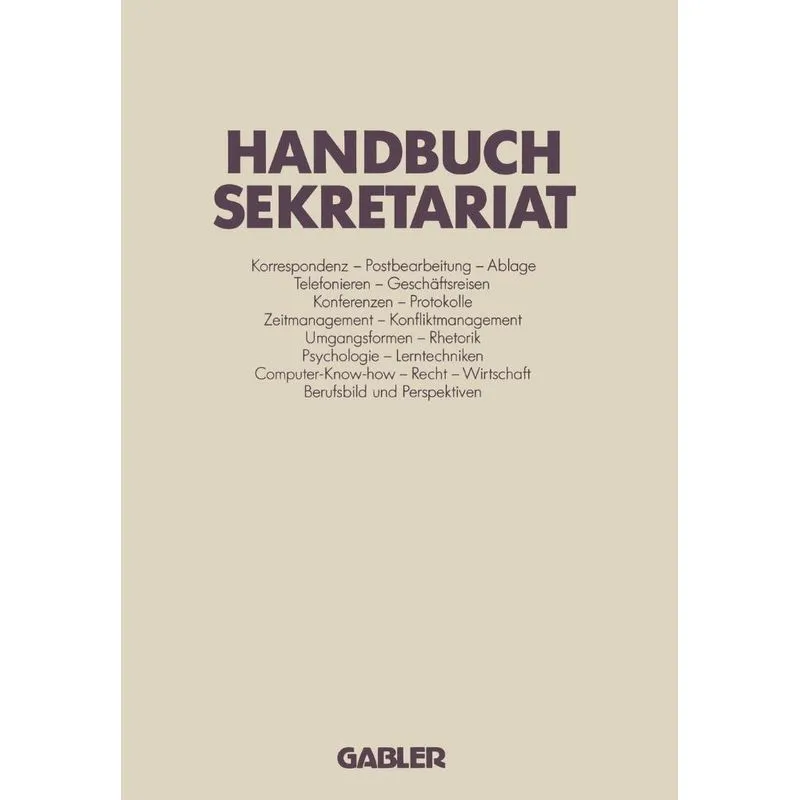 Handbuch Sekretariat