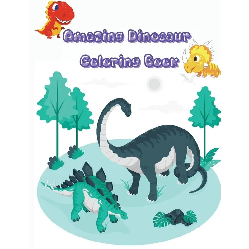 Amazing Dinosaur Coloring Book